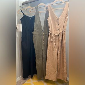 ❤️ SOLD ❤️ 3 sets of Ladies Rompers